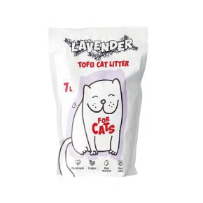 Наполнитель FOR CATS Tofu Natural комкующийся с ароматом лаванды, 7л