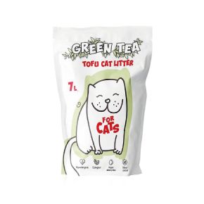 Наполнитель FOR CATS Tofu Natural комкующийся с ароматом зеленого чая, 7л
