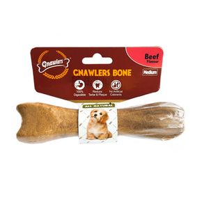 Gnawlers д/с с говядиной для очистки зубов Bone Beef (размер 13 см, уп. картон), 95 гр