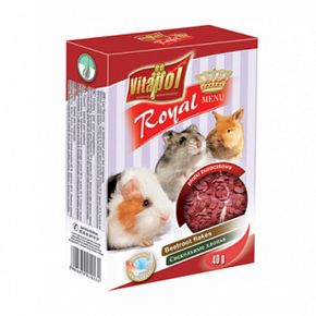 Vitapol Royal Minu лакомство для грызунов свекольные хлопья 40 г.