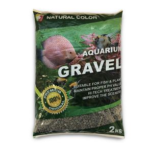 Галька Natural color для аквариумов натуральная черная