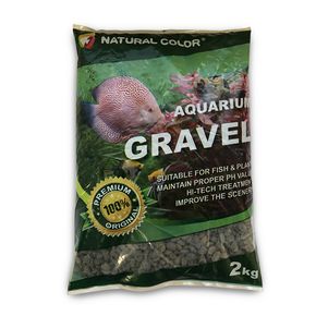 Галька Natural color для аквариумов натуральная черная