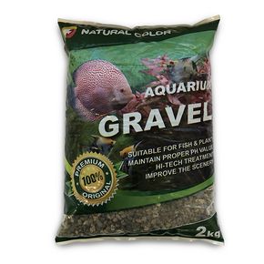 Галька Natural color для аквариумов натуральная (микс), 3-5 мм, 2 кг