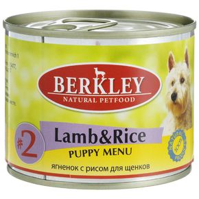 Berkley Puppy Lamb & Rice - Консервы Беркли для щенков ягненок с рисом