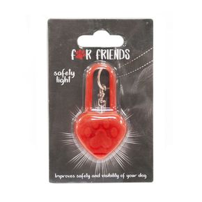 Брелок-маячок For friends для собак в виде сердца, 6,2 см.