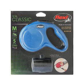 Комплект Рулетка Flexi New Classic M трос 5м, 20 кг + Multi Box