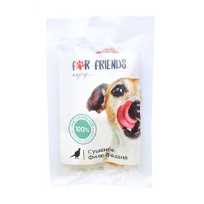 Лакомство For Friends для собак Сушеное филе фазана, 50 гр.