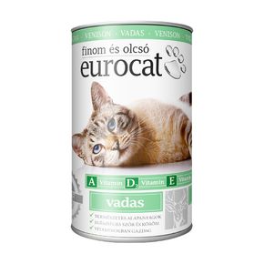 Влажный корм Eurocat для кошек с олениной
