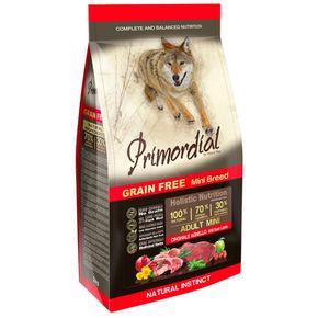 PRIMORDIAL HOLISTIC GRAIN-FREE DOG Adult Mini Boar & Lamb Для взрослых собак мелких пород с диким кабаном и ягненком
