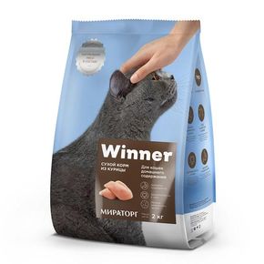 Winner Корм сухой для кошек домашнего содержания из курицы