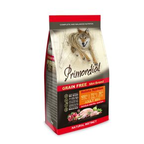 PRIMORDIAL HOLISTIC GRAIN-FREE DOG Adult Mini Quail & Duck - Примордиал Мини - Для взрослых собак мелких пород с перепёлкой и уткой