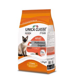 Корм Unica Classe Adult Gourmet Exigent Salmon - Уника Классе для взрослых кошек с лососем