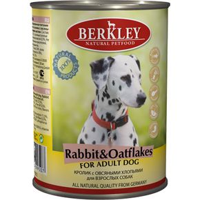 Berkley ORIGINAL Adult Rabbit & Oatflares - Консервы Беркли для взрослых кролик с овсяными хлопьями