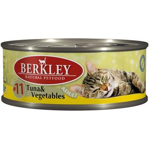 Berkley Adult Tuna & Vegetables - консервы для взрослых кошек тунец с овощами
