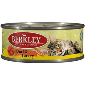 Berkley Adult Duck & Turkey - консервы для взрослых кошек утка с индейкой