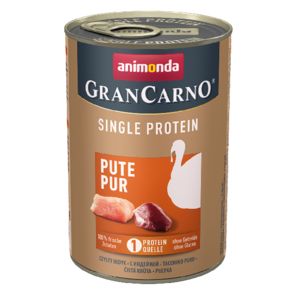Animonda Gran Carno Single Protein Pute Pure (Индейка) консервы для взрослых собак.