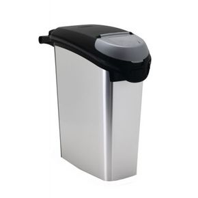 CURVER Контейнер для корма собак металлик 23л