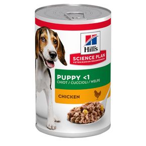 Hill's Science Plan PUPPY CHICKEN Корм влажный для щенков с курицей 370 гр