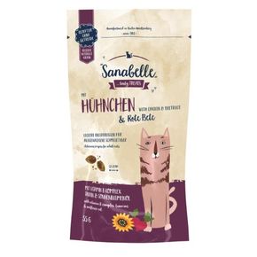 Bosch Sanabelle Crispies with Chicken & Beetroot Хрустящие подушечки Курица со свеклой, 55 гр.