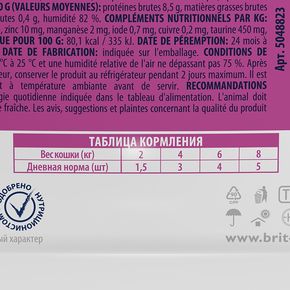 Паучи Brit Premium Chicken & Turkey - Курица и индейка 85 гр