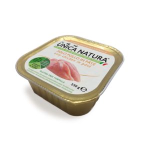 Unica Natura Паштет для собак мелких пород с курицей 150 гр