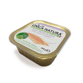Unica Natura Паштет для собак мелких пород с форелью 150 гр