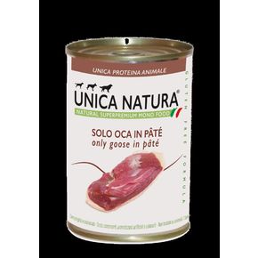 Unica Natura Pate Goose (Уника Натура) Паштет для собак с гусятиной 400 гр