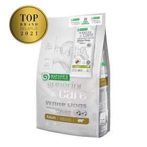 Natures Protection NP Superior Care White dog LAMB Small and Mini Breeds Adult-для белых собак + лакомство д/с NP Dental Sticks 50г