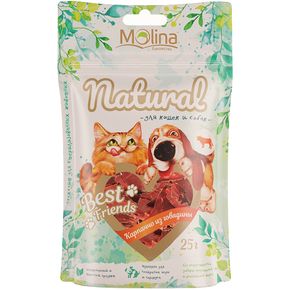 Molina BEST FRIENDS Чипсы с ягненком и треской, 40 г для кошек и собак