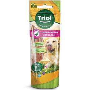 Triol Колбаски аппетитные из утки для собак, 40 г