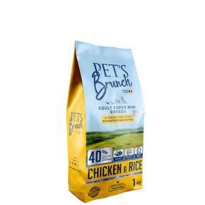 PETS BRUNCH ADULT SUPER MINI BREEDS - для взрослых собак миниатюрных пород с курицей и рисом