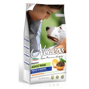 NAXOS Maxi adult Fish and Сitrus - для собак крупных пород Рыба с Цитрусовыми