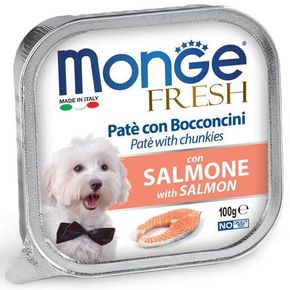 MONGE DOG FRESH Salmon (100гр) - консервированный паштет для собак с лососем