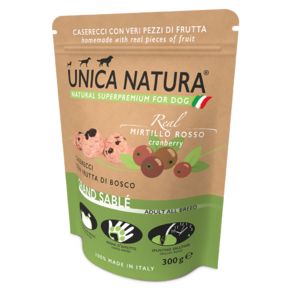 Печенье Unica Natura Real Grand Sable (Уника Натура Риал Гранд Сабл)- для крупных собак с дикими ягодами 300 гр.