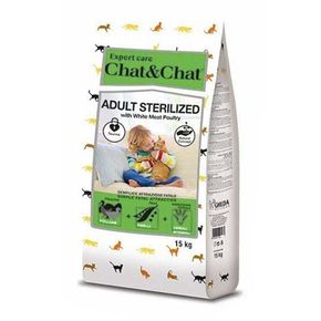 Chat & Chat Expert STERILISED Poultry (Чат Чат Эксперт Стерилайзд Полтри) для взрослых стерилизованных кошек с птицей