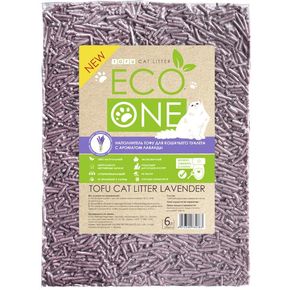 Наполнитель Eco One TOFU Lavender - с ароматом лаванды