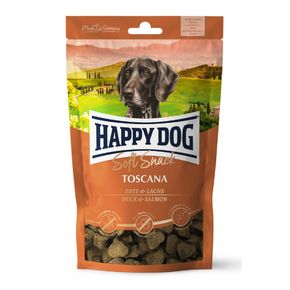Happy Dog Soft Snack Toscana - мягкое лакомство для собак с уткой и лососем 100 гр