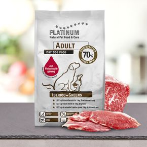 Platinum Adult Iberico+Greens - Платинум Иберико - Полувлажный корм для взрослых собак всех пород с иберийской свининой и зеленью