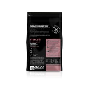AlphaPet Superpremium STERILISED с уткой и индейкой для взрослых стерилизованных кошек и котов