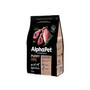AlphaPet Superpremium MINI PUPPY SENSITIVE С ягненком и индейкой для щенков, беременных и кормящих собак мелких пород