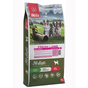 Blitz Holistic Fresh Lamb Adult Dog Small Breeds Low Grain (Блиц Фреш Ламб Смолл Дог) СВЕЖИЙ ЯГНЁНОК — низкозерновой сухой корм для взрослых собак мелких пород