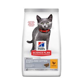 Hill's Science Plan KITTEN Sterilised Chicken для стерилизованных котят, с курицей