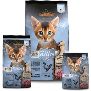 Leonardo Kitten Grain Free - Леонардо Киттен - беззерновой корм для котят чувствительных к злаковым компонентам с птицей