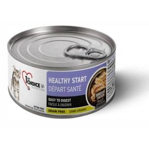 1ST CHOICE Healthy start Kitten Chicken Graine Free Консервы для котят Здоровый Старт Курица в масле Тунца 85 гр.