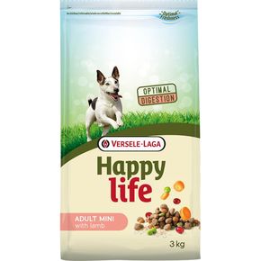 Happy Life Adult Mini Lamb (Хэппи Лайф Мини Ламб) полнорационный сухой корм для взрослых собак мелких пород, ягненок,