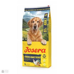 Josera Adult Chicken Sweet Potato 25/17 (ex.Nature Energetic) - Йосера беззерновой корм для взрослых собак всех пород с пищевой аллергией на злаки (домашняя птица и картофель)