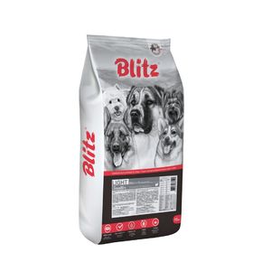 Blitz Adult LIGHT & FIT Sensitive - (БЛИЦ Лайт Фит) Сухой корм для собак с лишним весом на основе гипоаллергенного мяса индейки