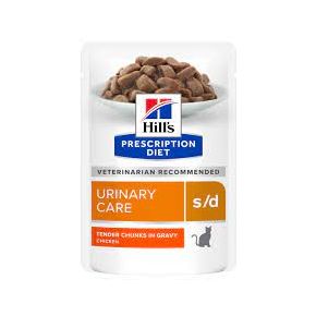 Hill's Prescription Diet s/d для кошек, с курицей при заболевании нижних мочевыводящих путей