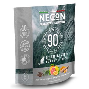NECON CAT Natural Wellness STERILISED Turkey &Rice - НЕКОН корм низкозерновой для стерилизованных кошек с индейкой и рисом