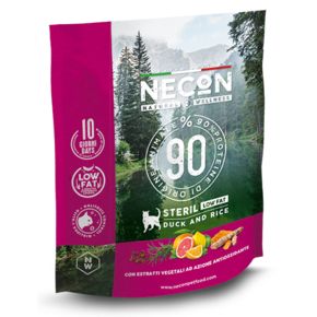 NECON CAT Natural Wellness STERILISED LOW FAT Duck&Rice - НЕКОН корм низкозерновой для стерилизованных кошек с уткой и рисом